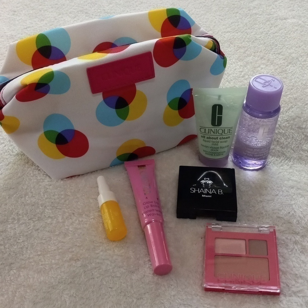 CLINIQUE 7 Piece Cosmetics Make Up Facial Cleanser Bundle NWT - Picture 10 of 11
